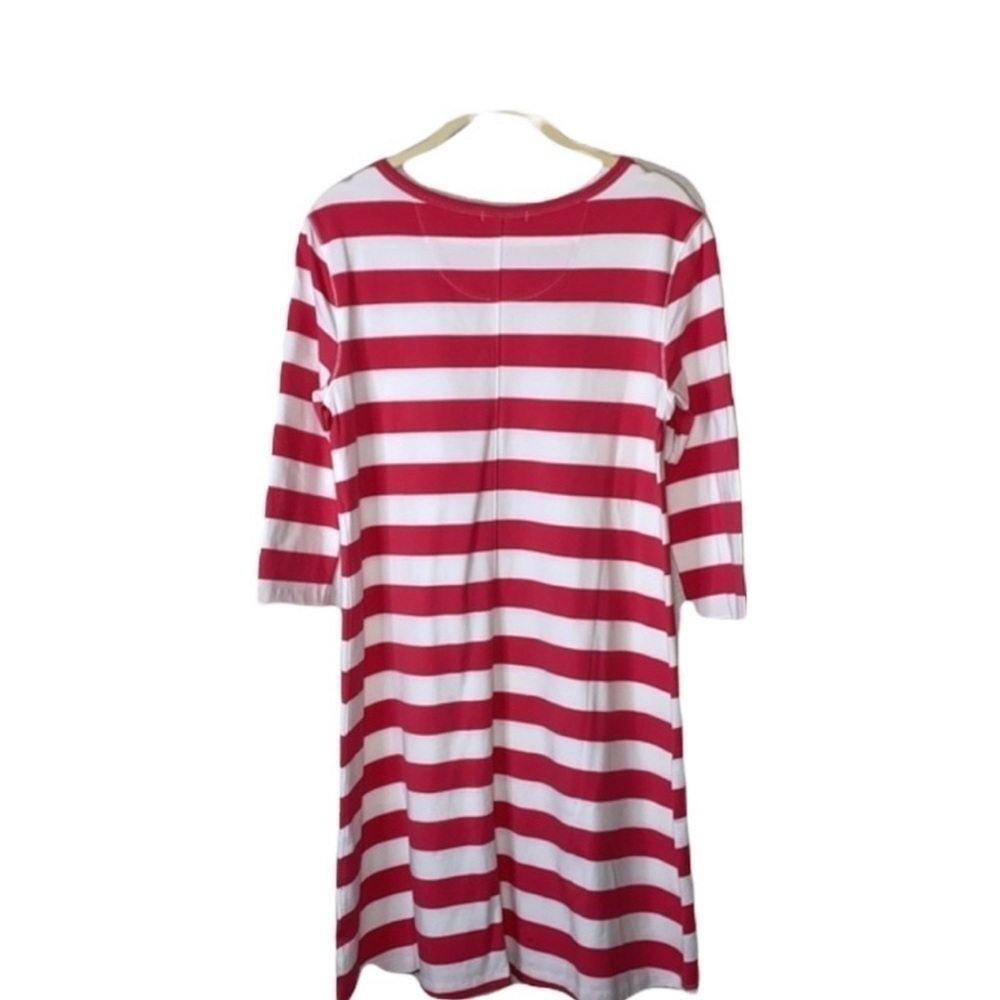 Tyler Böe Alexa stripped red & white rugby dress size S - Picture 3 of 5